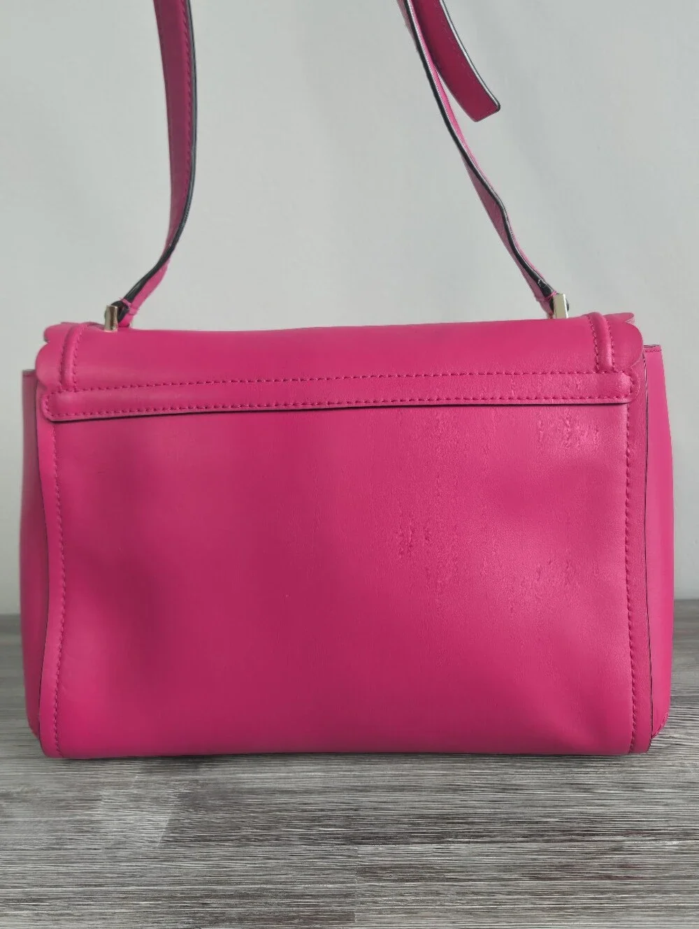 Kate Spade Maple Court Jazmin Hot Pink Scallop Shoulder Bag 2016